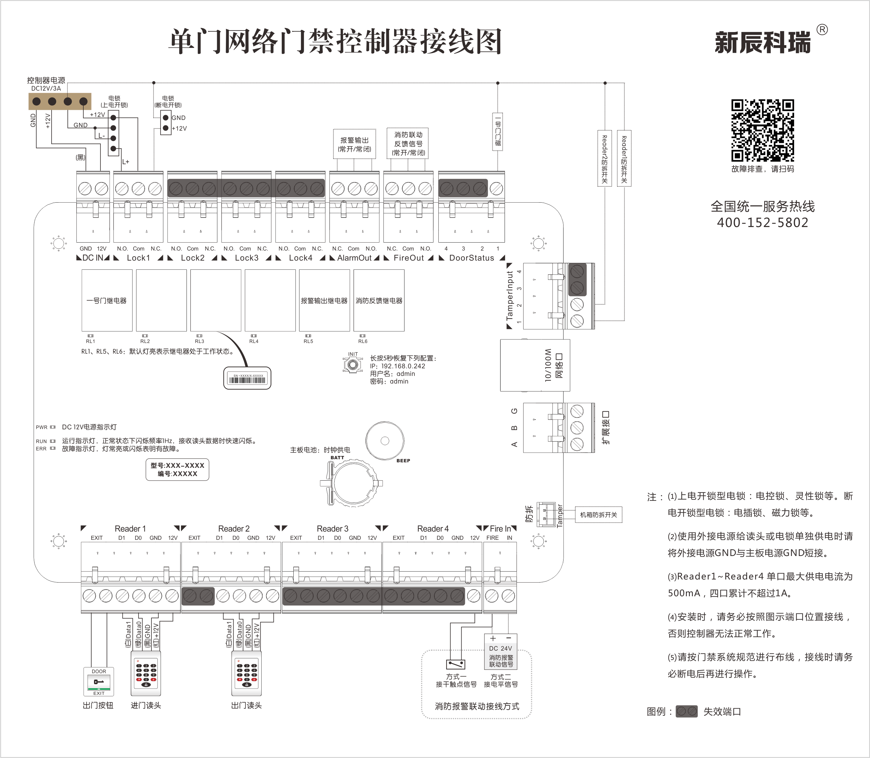 单门控制器接线图