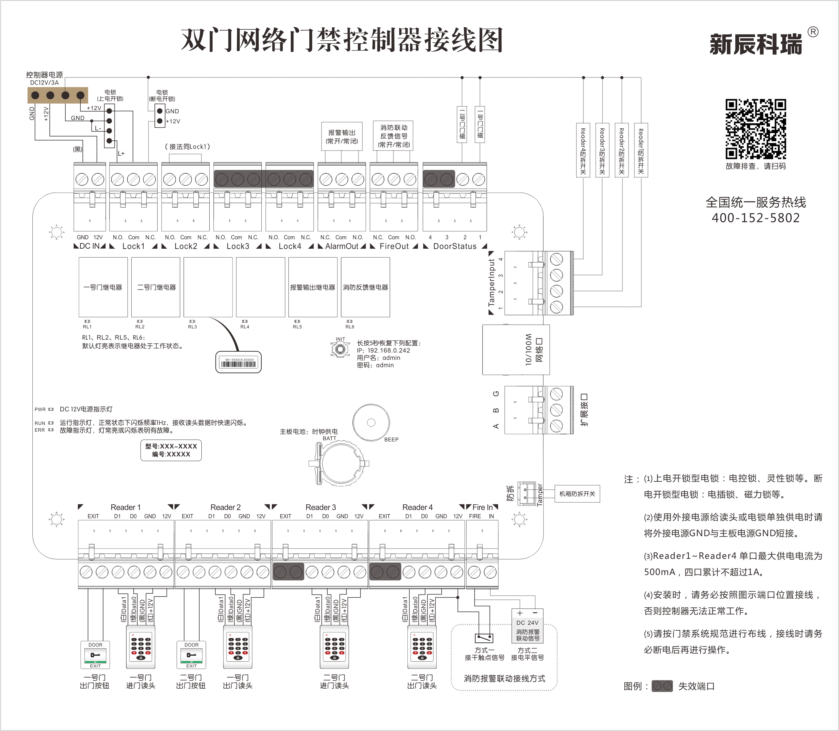 双门控制器接线图